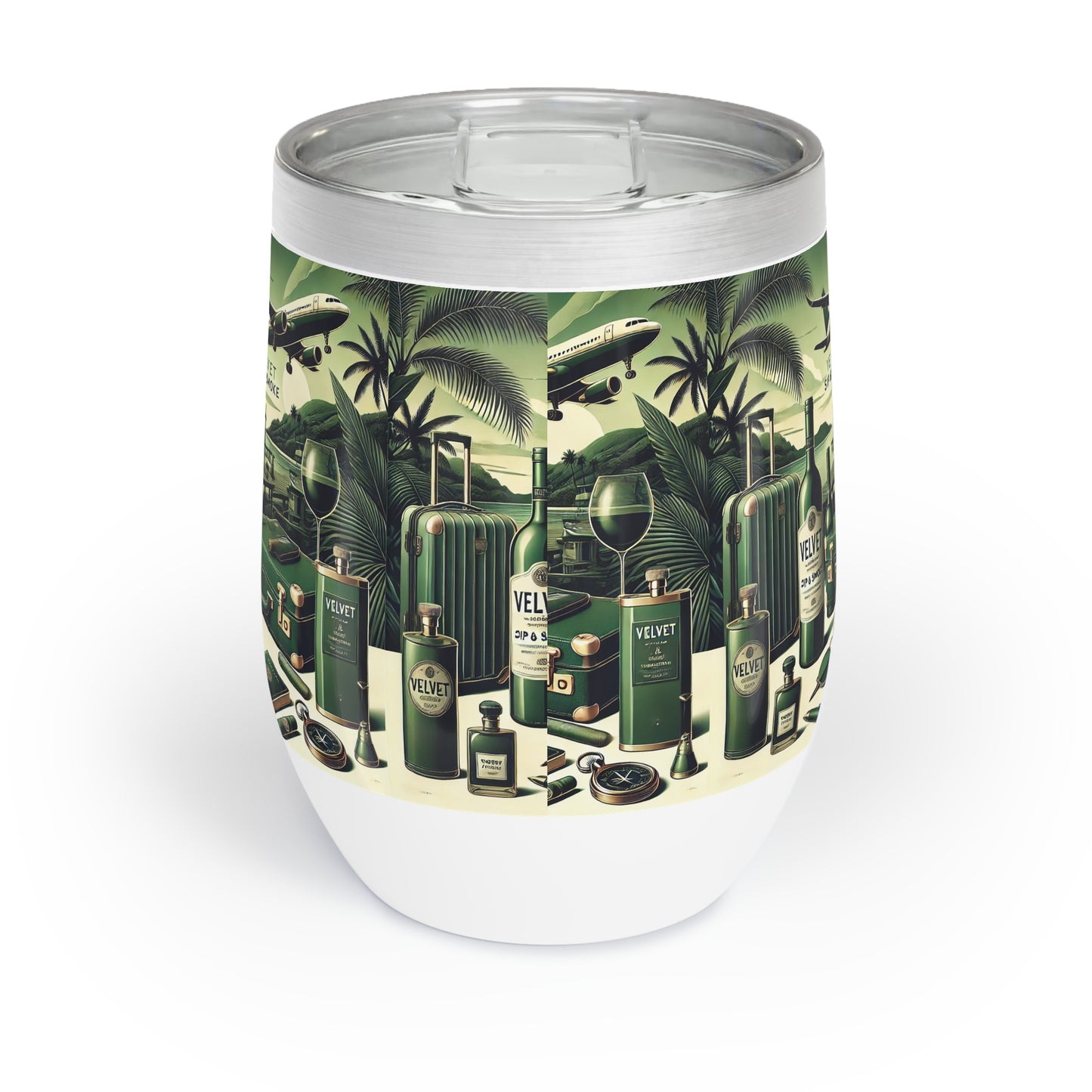 Velvet Sips Wine Tumbler