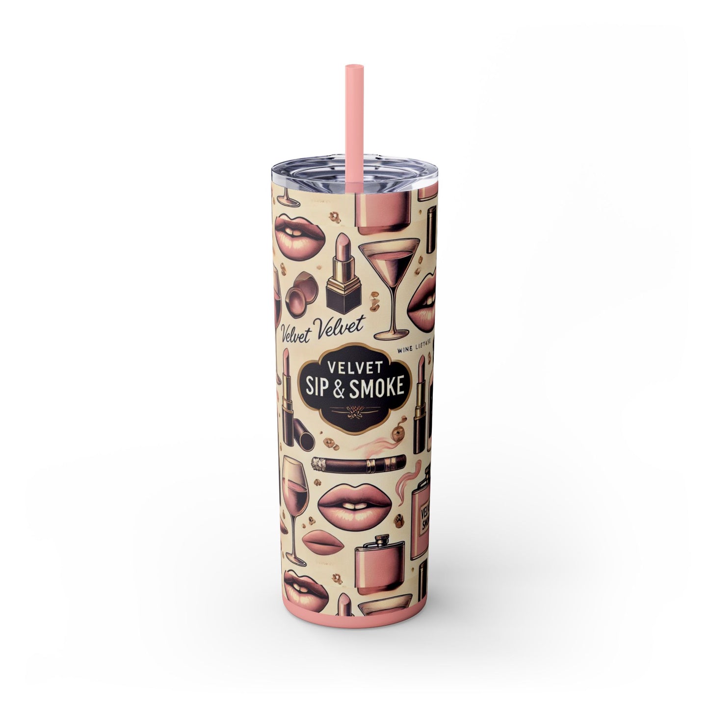 Velvet Sips Skinny Tumbler