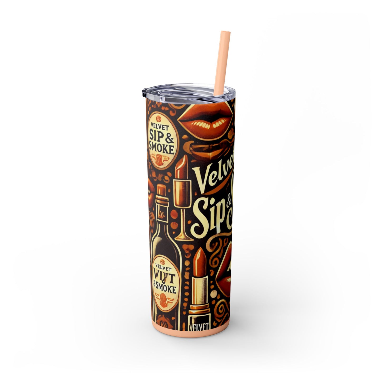 Velvet Sips Skinny Tumbler
