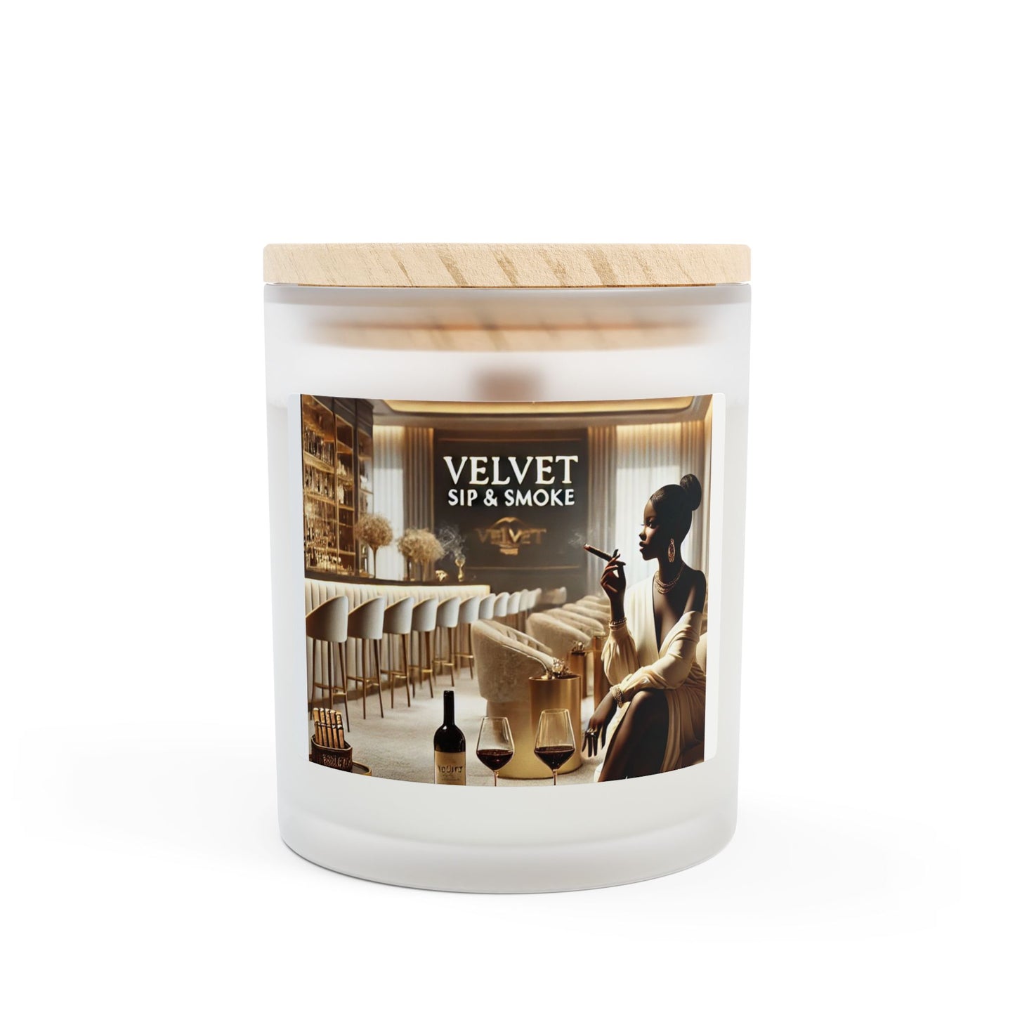Cuvée Frosted Glass Candle