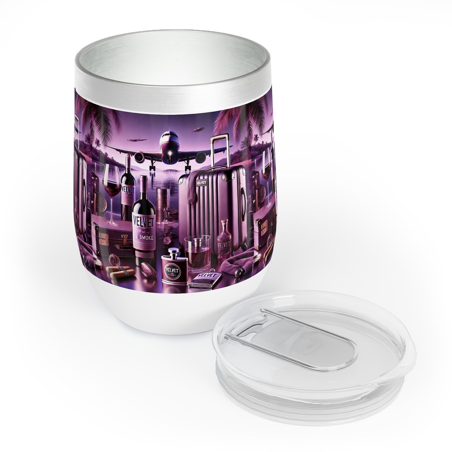 Velvet Sips Wine Tumbler