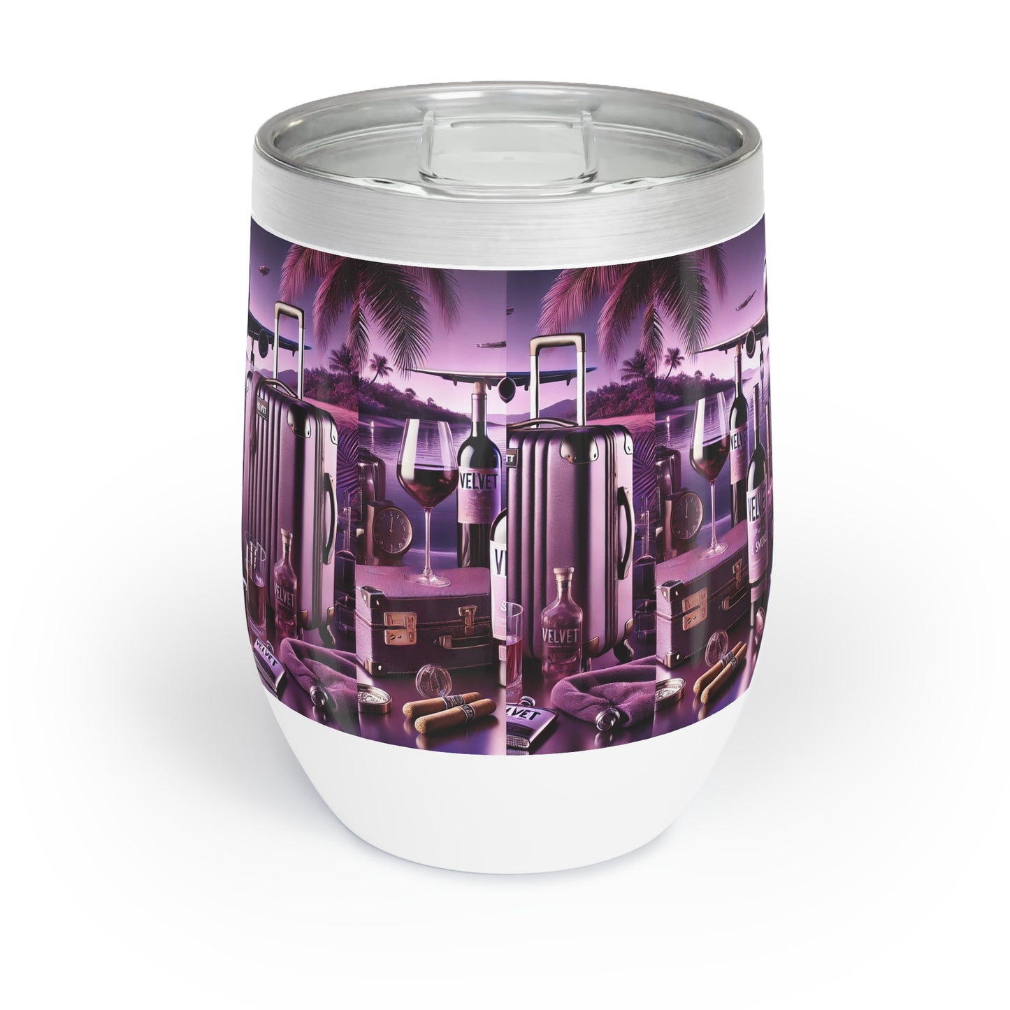Velvet Sips Wine Tumbler