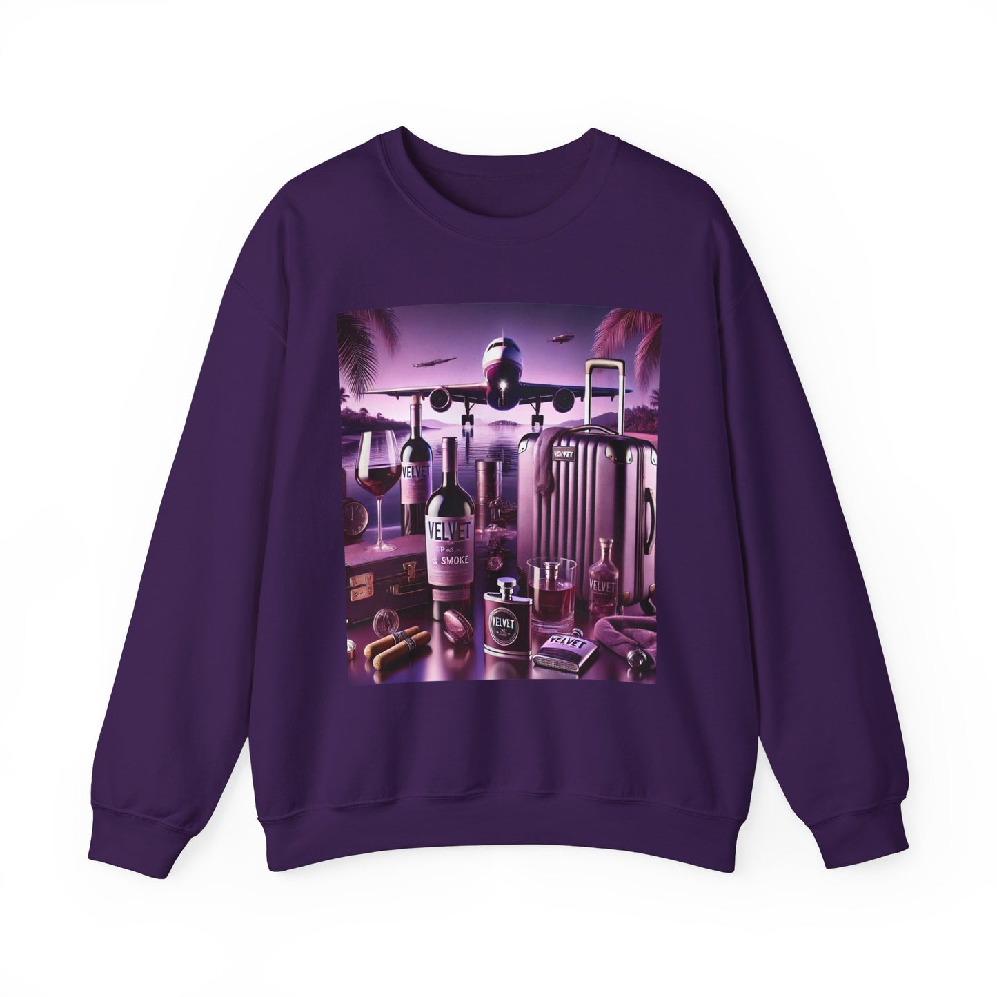 Smoked Mai Tai Purple Sweatshirt