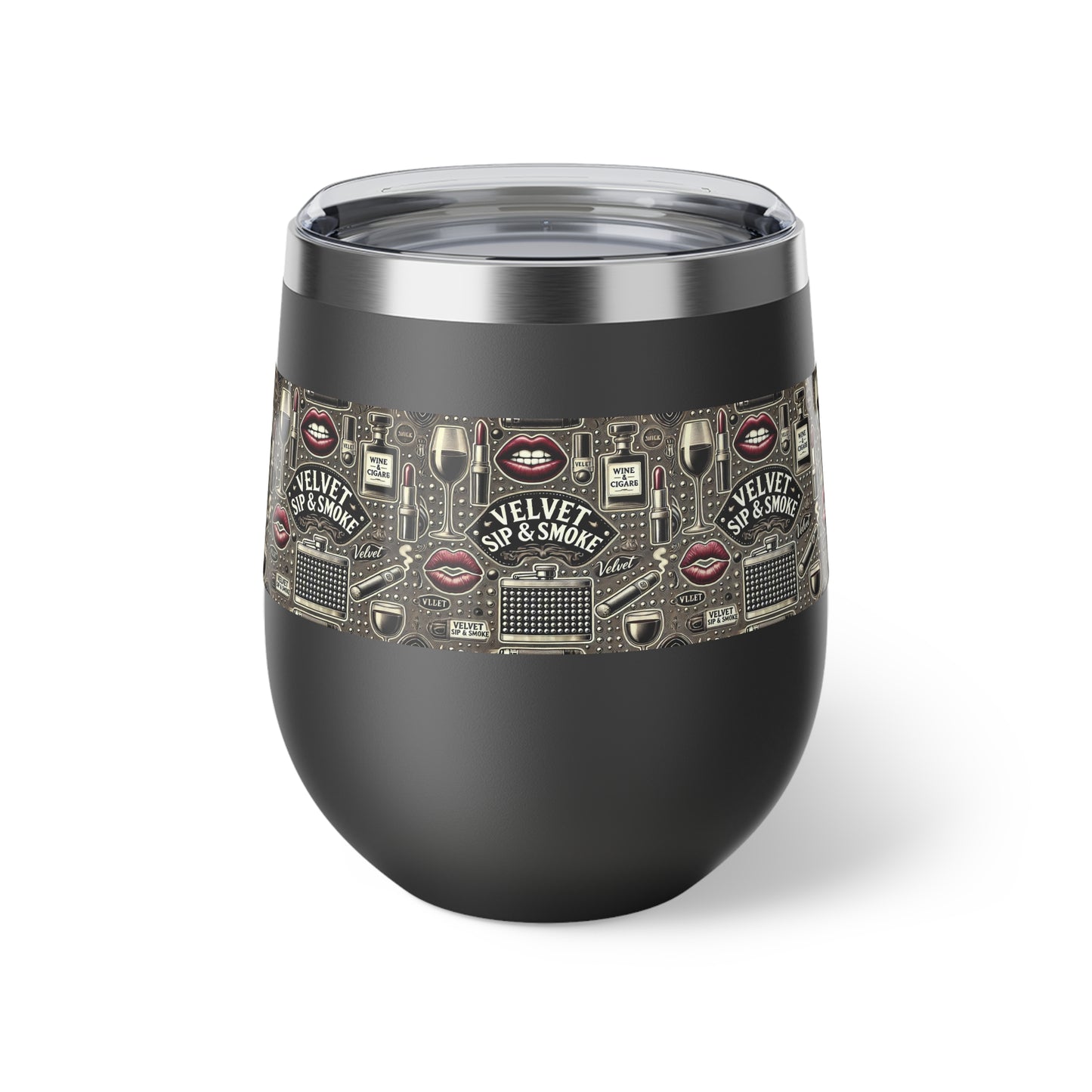 Velvet Sips Luxe Stemless Cup