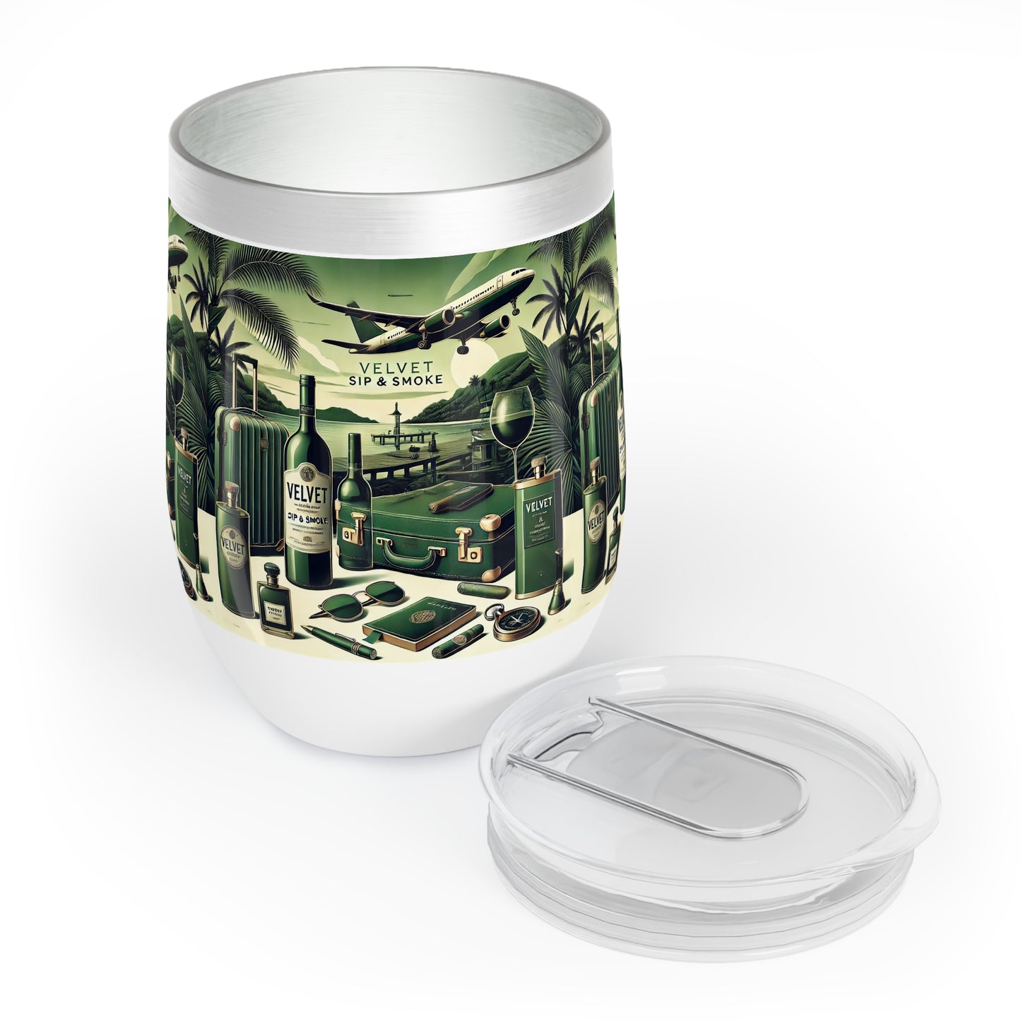 Velvet Sips Wine Tumbler