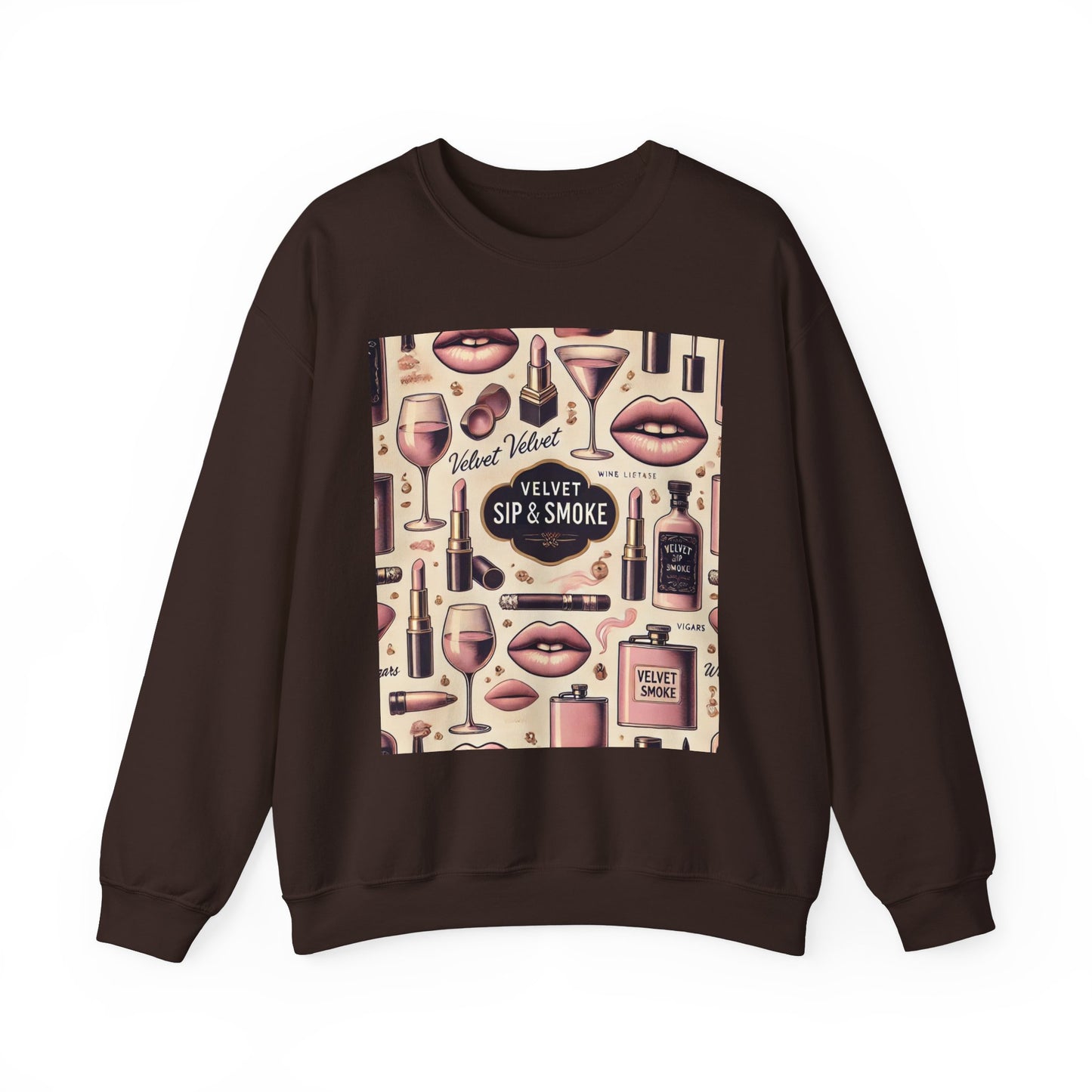 Vintage Vices Soft Pink Pattern Sweatshirt
