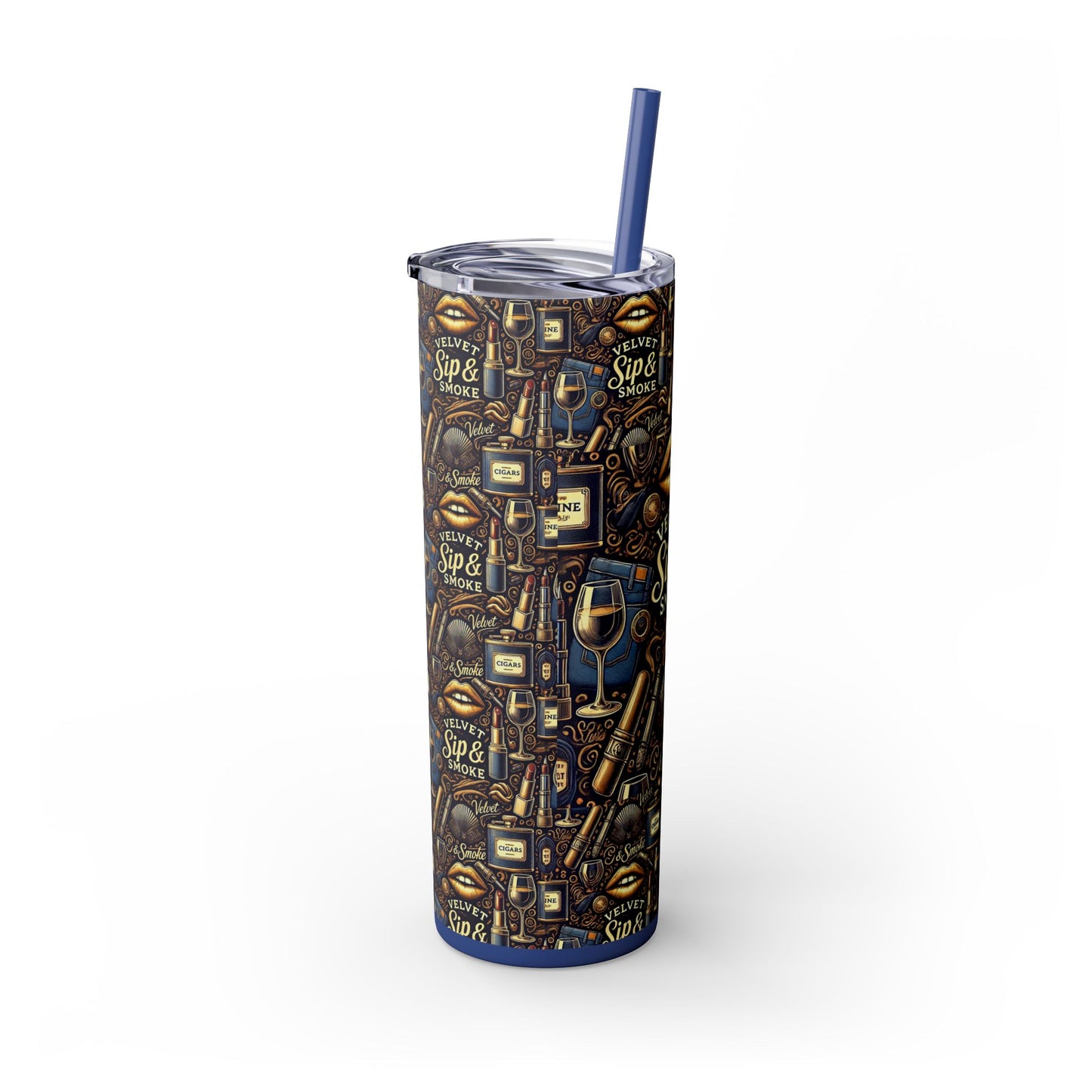 Velvet Sips Skinny Tumbler