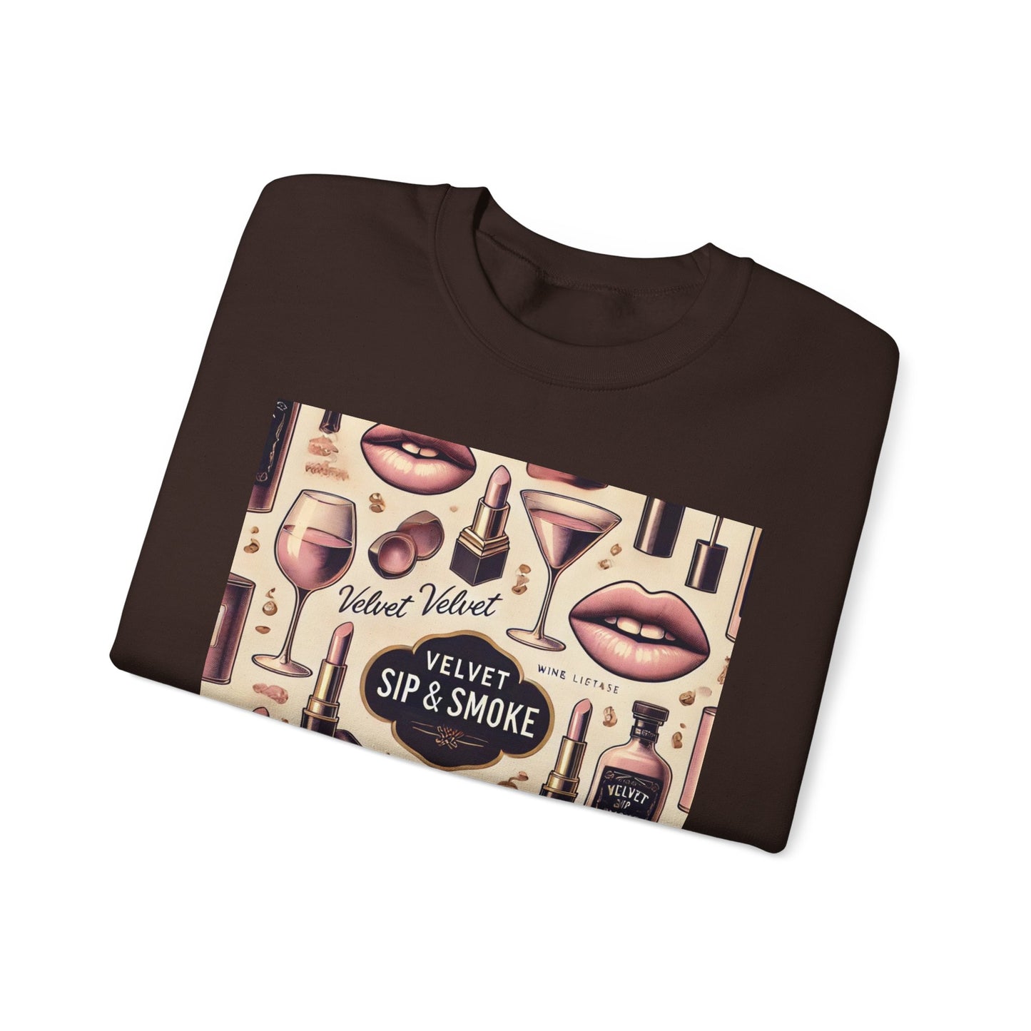 Vintage Vices Soft Pink Pattern Sweatshirt