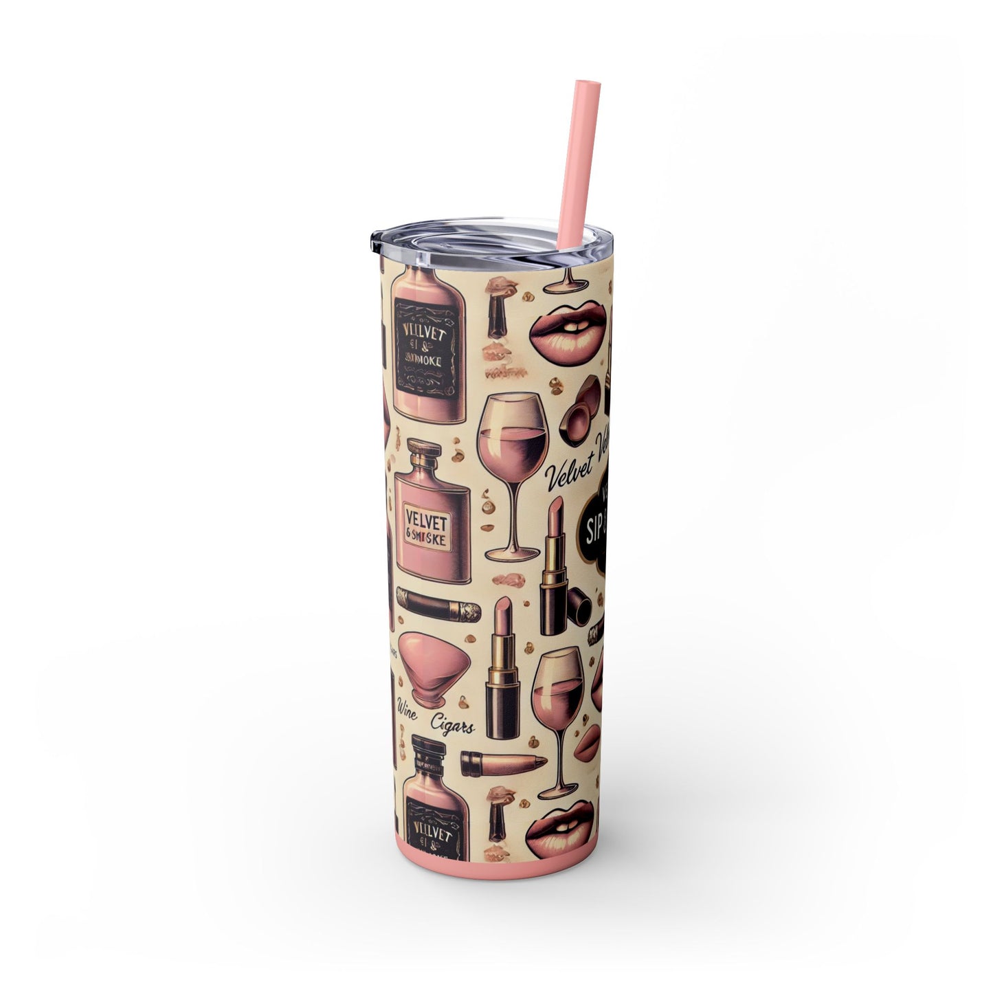 Velvet Sips Skinny Tumbler