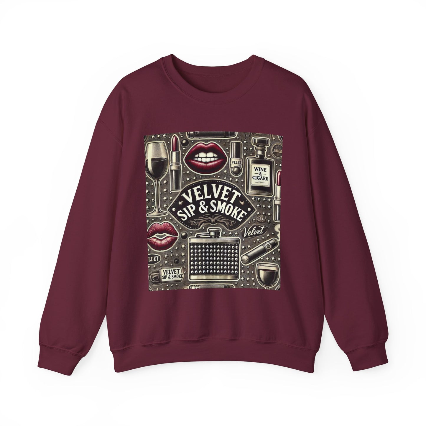 Vintage Vices Studded Pattern Sweatshirt