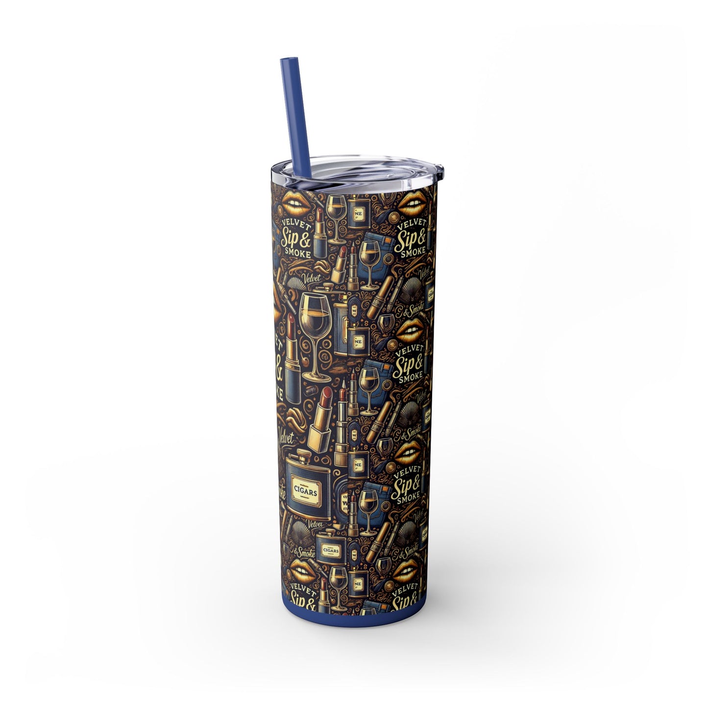 Velvet Sips Skinny Tumbler