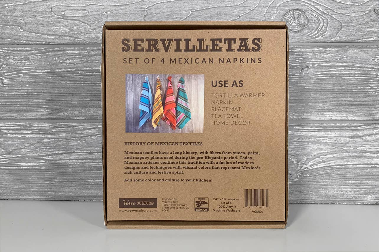 Servilletas - Set of 4 Mexican Napkin