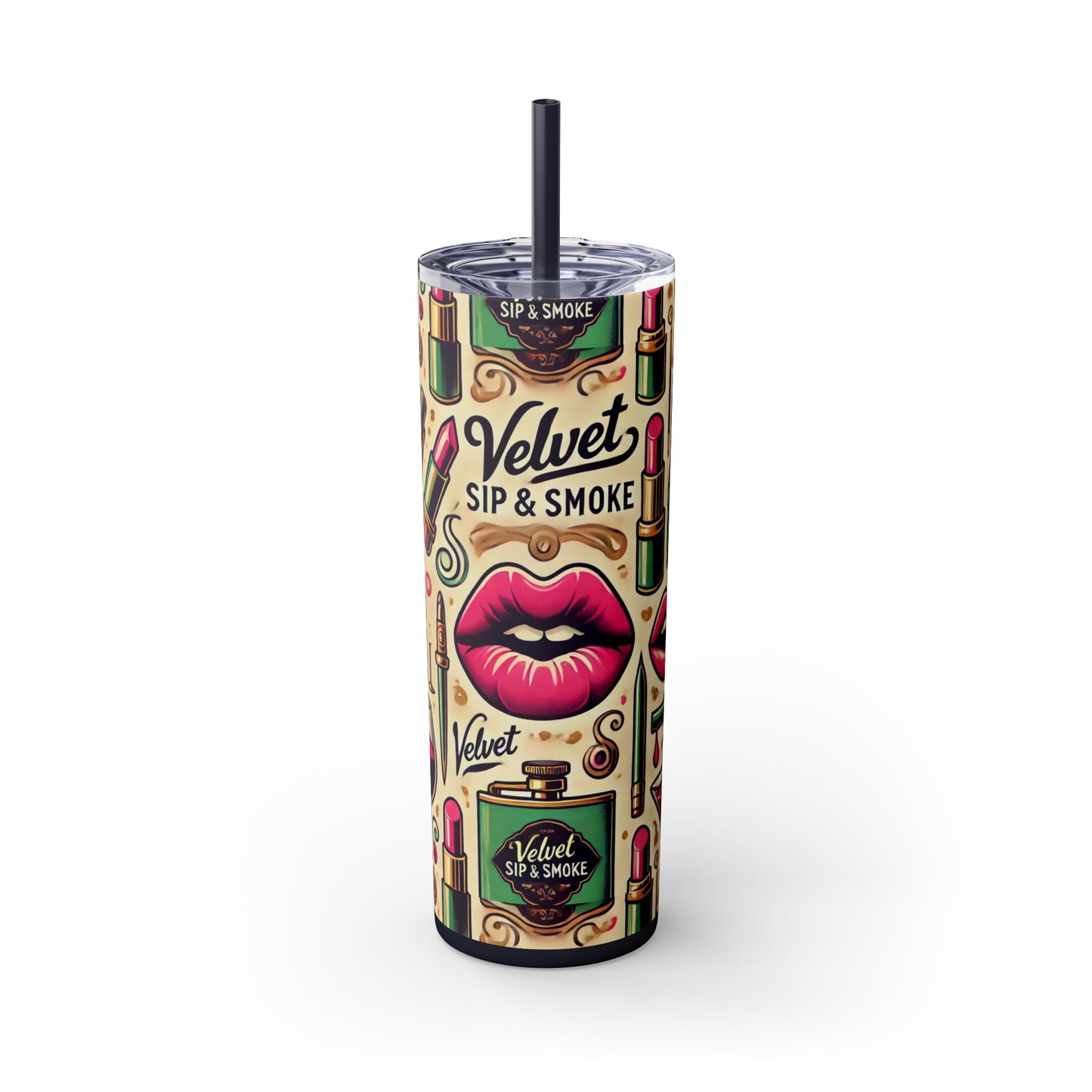 Velvet Sips Skinny Tumbler