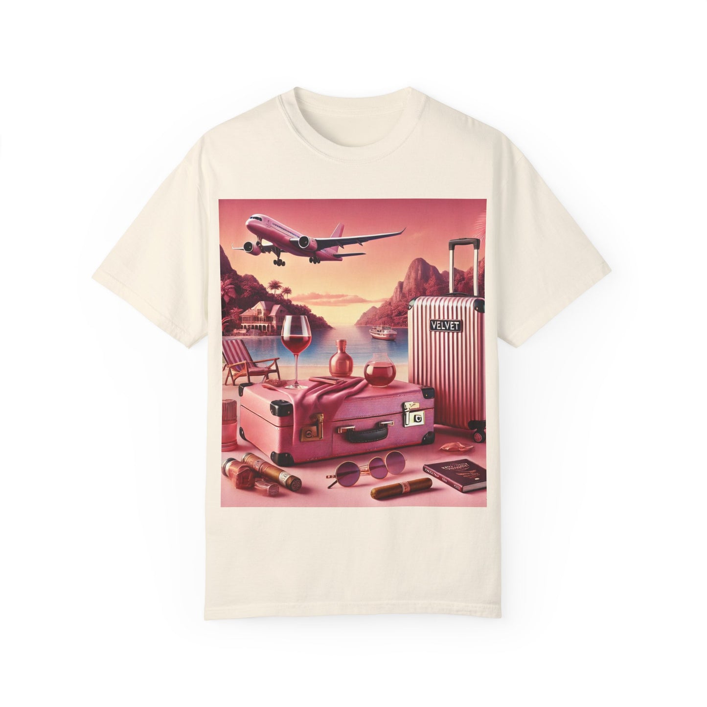 Smoked Mai Tai Pink Sunset T-shirt