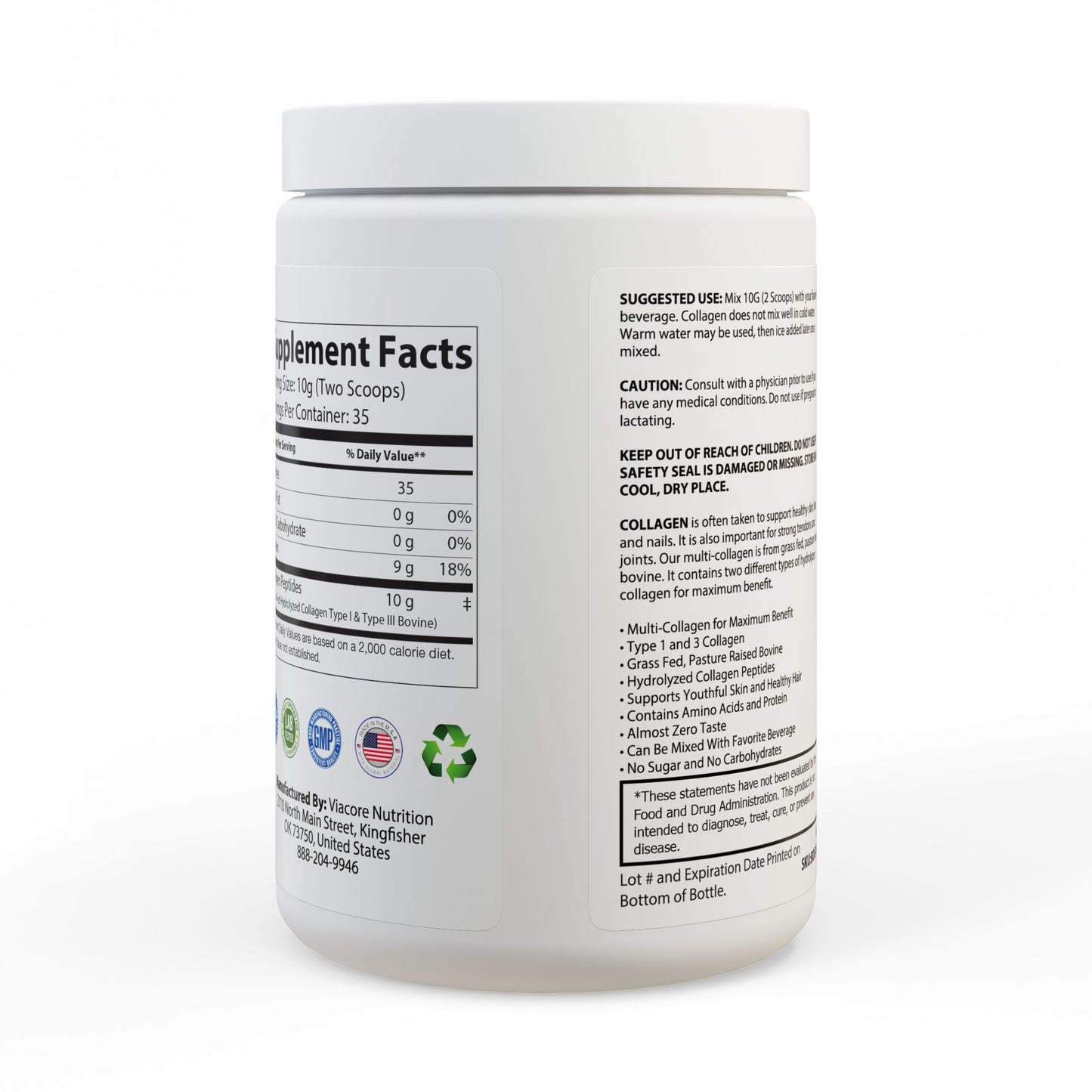 Velvet Collagen Peptide Supplement (350g, 12.3oz)