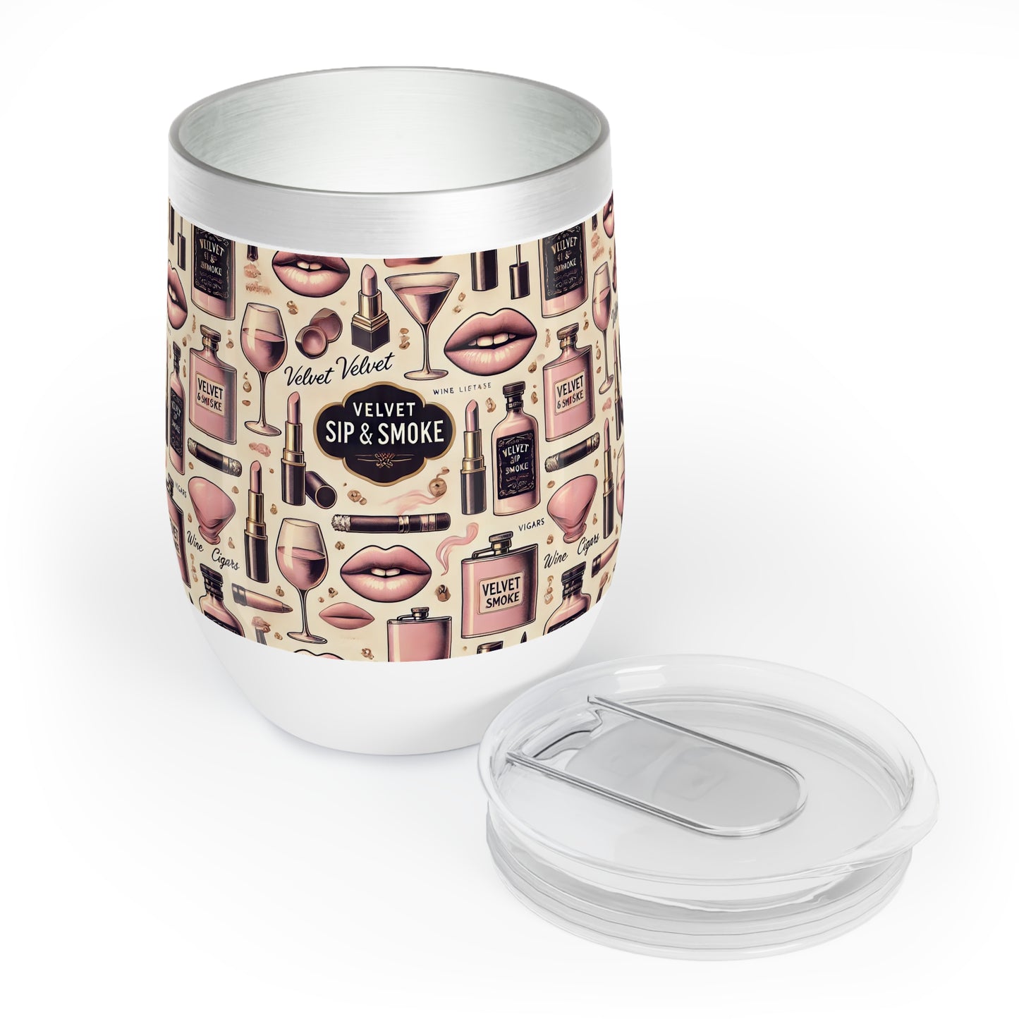 Velvet Sips Wine Tumbler