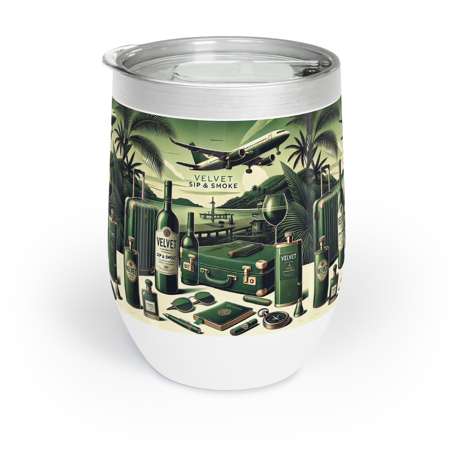 Velvet Sips Wine Tumbler
