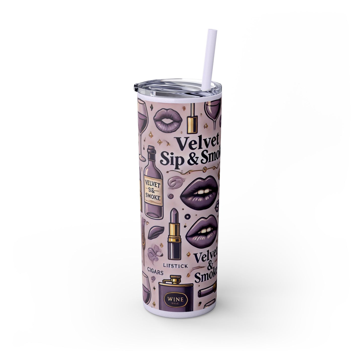 Velvet Sips Skinny Tumbler