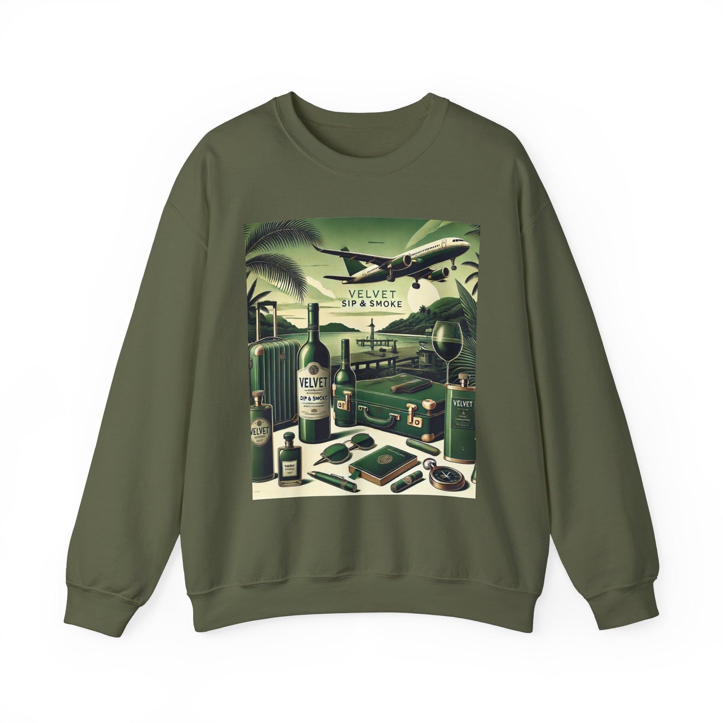 Smoked Mai Tai Green Sweatshirt