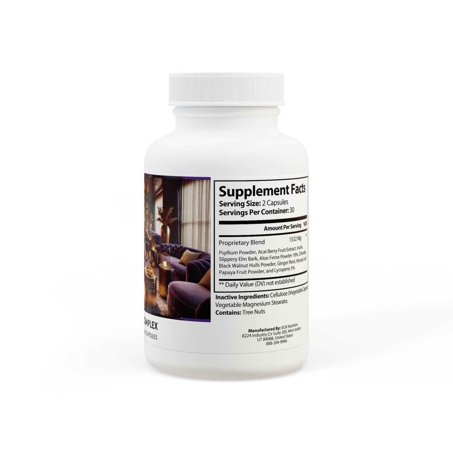 Velvet Acai Berry Complex Supplement (60 Capsules)