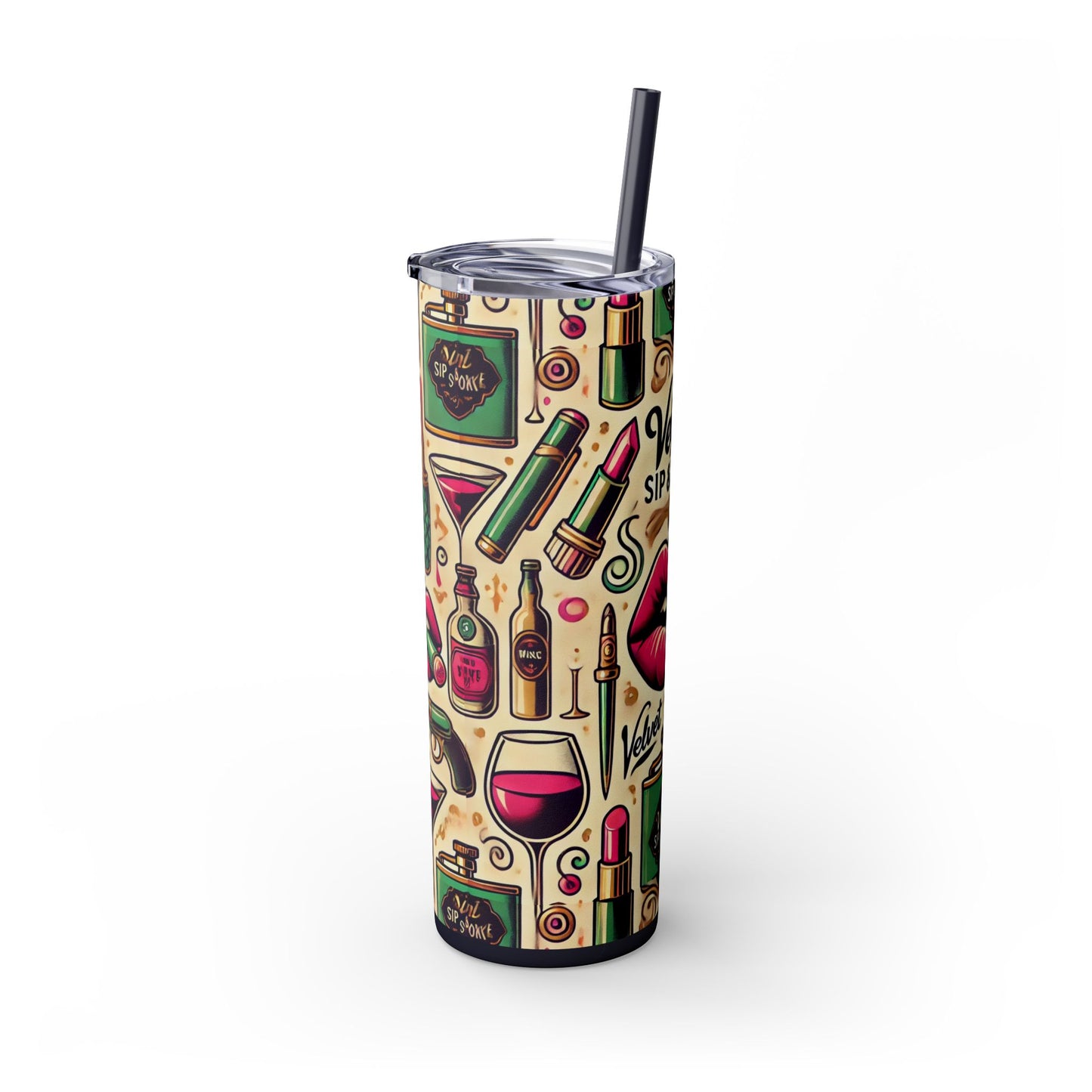 Velvet Sips Skinny Tumbler