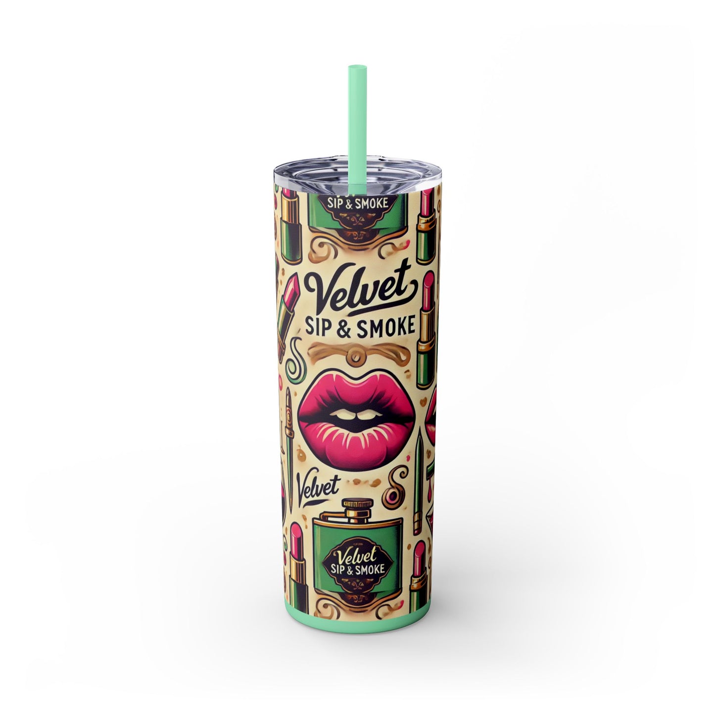 Velvet Sips Skinny Tumbler