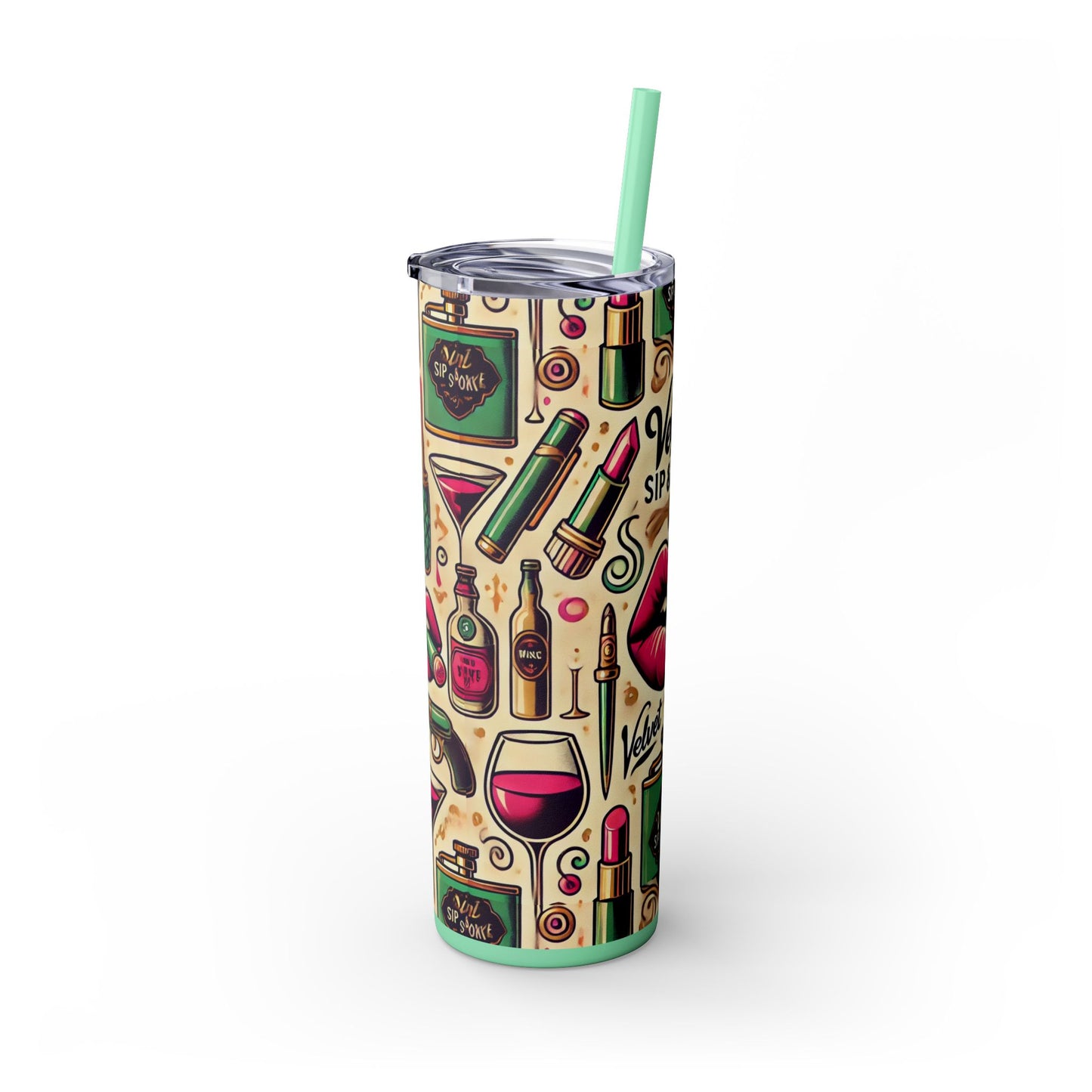 Velvet Sips Skinny Tumbler