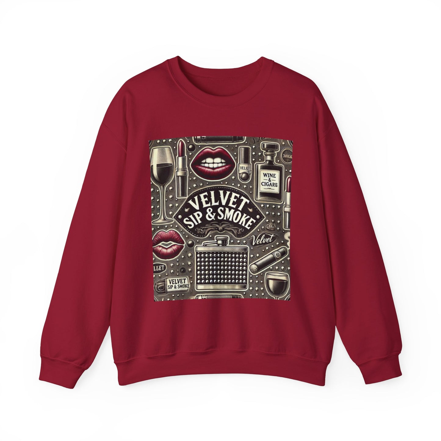 Vintage Vices Studded Pattern Sweatshirt