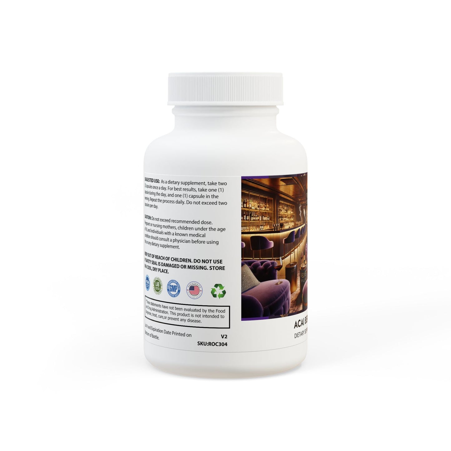 Velvet Acai Berry Complex Supplement (60 Capsules)