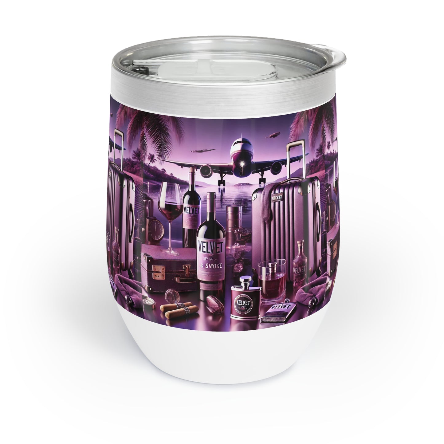 Velvet Sips Wine Tumbler