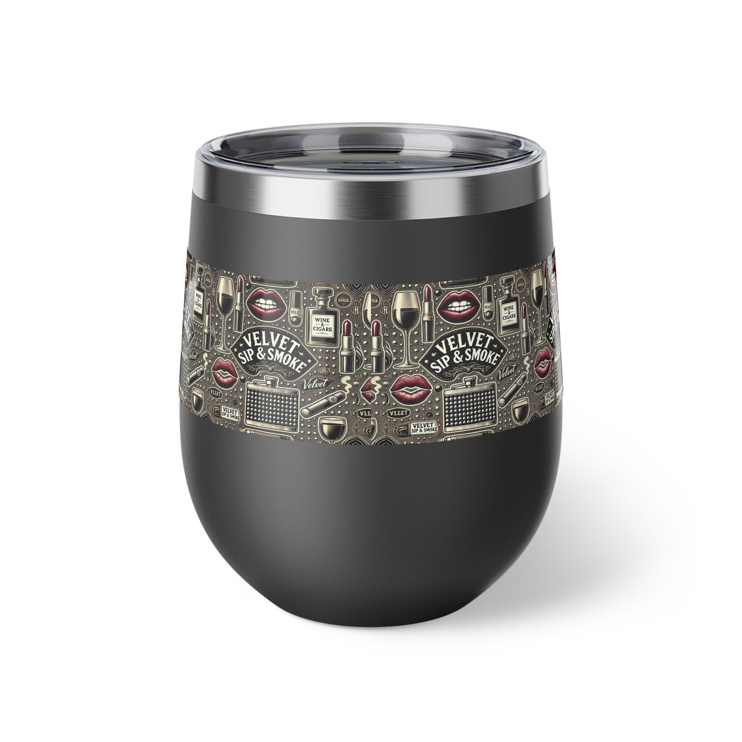 Velvet Sips Luxe Stemless Cup