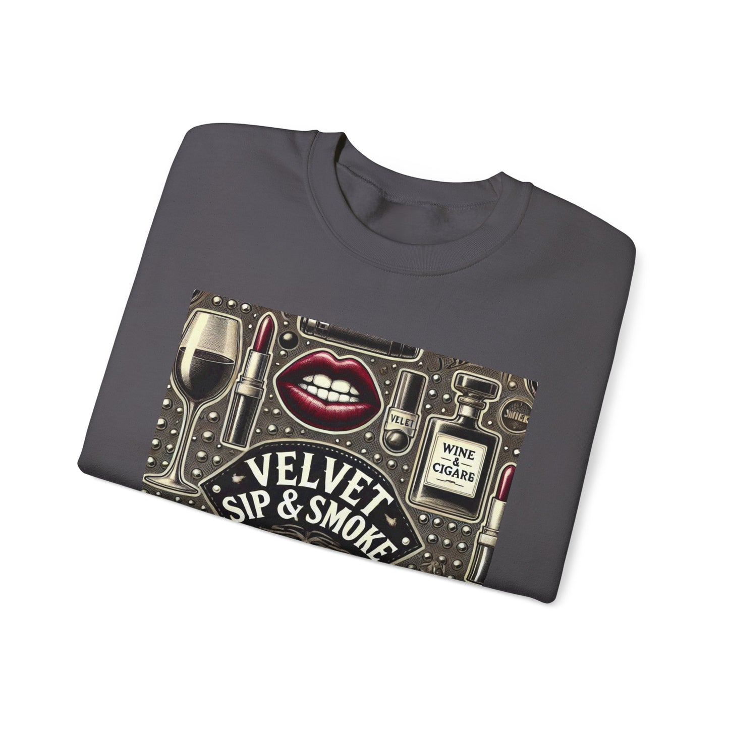 Vintage Vices Studded Pattern Sweatshirt