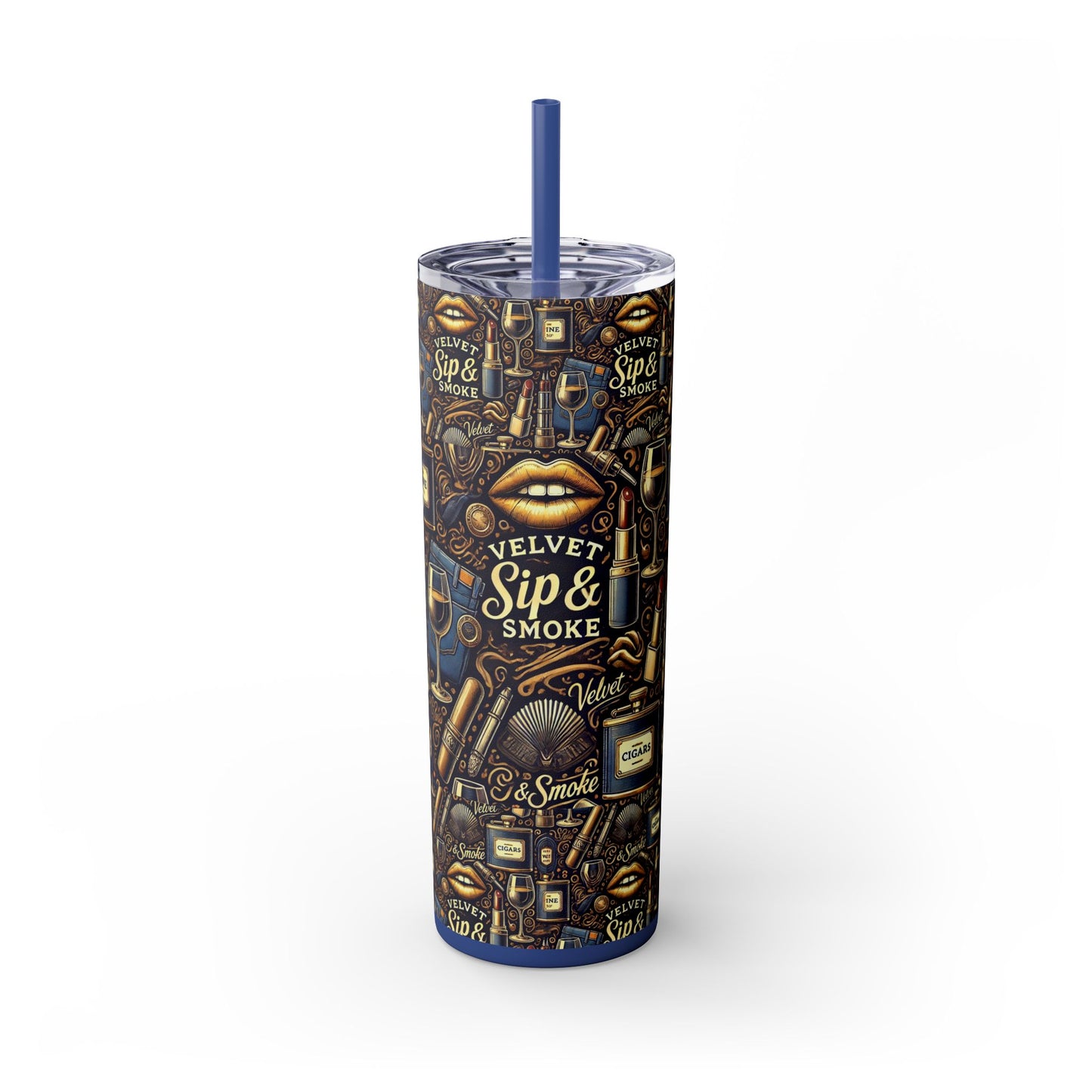Velvet Sips Skinny Tumbler
