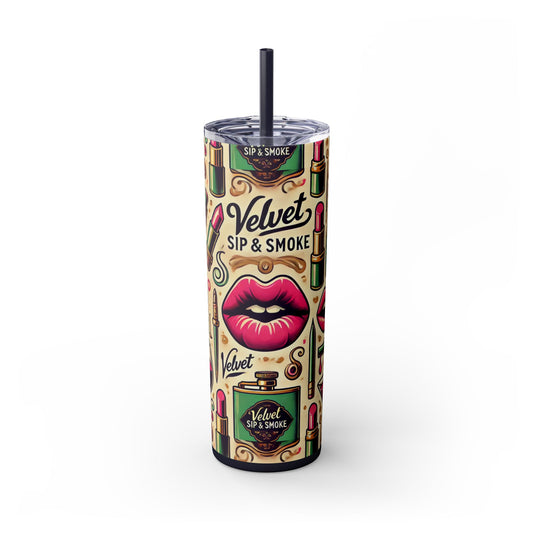 Velvet Sips Skinny Tumbler