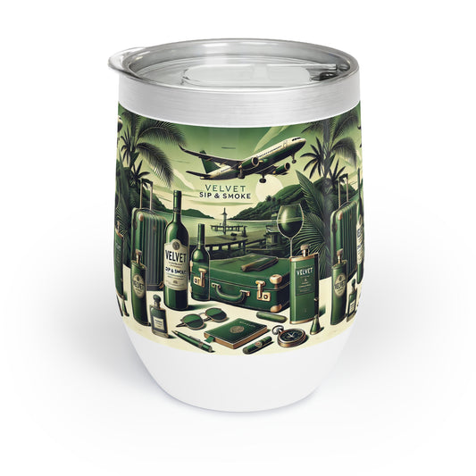 Velvet Sips  Wine Tumbler