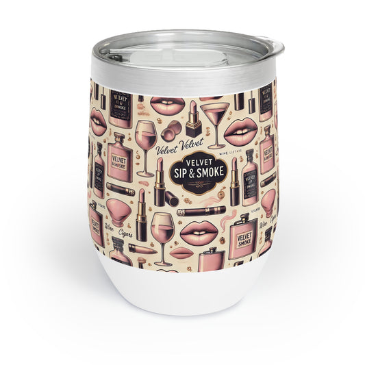 Velvet Sips Wine Tumbler